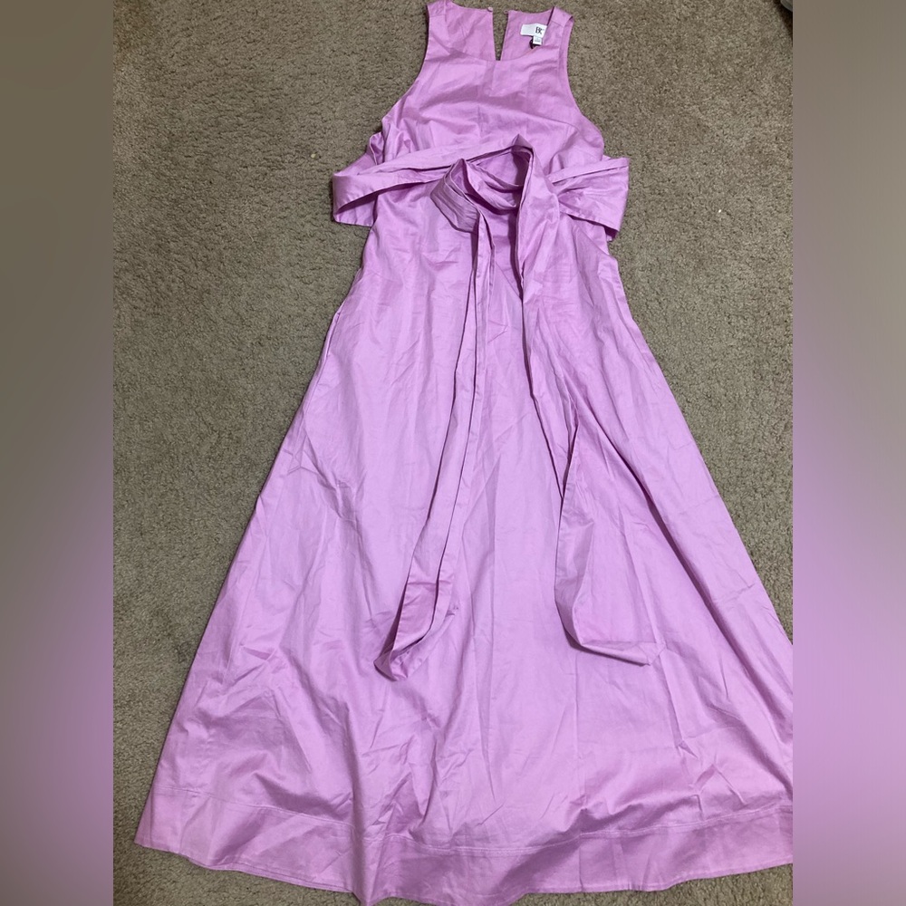 BANANA REPUBLIC STRETCH-COTTON POPLIN MAXI DRESS - Picture 2 of 10